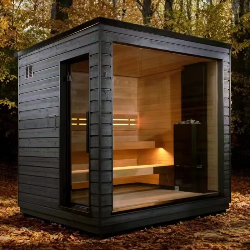 Suzhou Zhongye Sauna Equipment Co., Ltd. Startet neuer Sauna -Raum im Freien im Freien.