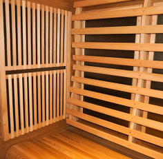 1-2 Personen Halbglas-Halbholzstruktur, vertikaler Typ