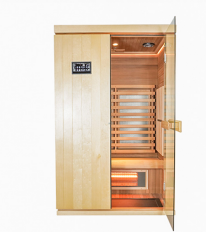 Struktur halb Glas, halb Holz (vertikaler Typ, 1-2 Personen)
