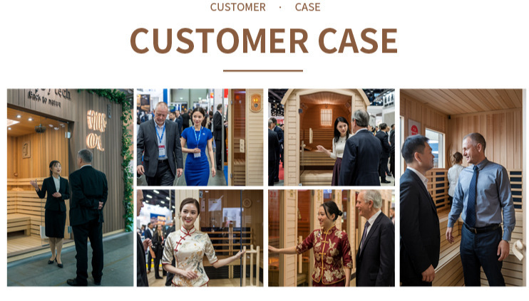 Außendampfbad mit Glastür im Freien Außendampfbad mit Glastür im Freien